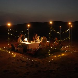 Private Dinner in the desert with optional Buggy Experience Desert safaris